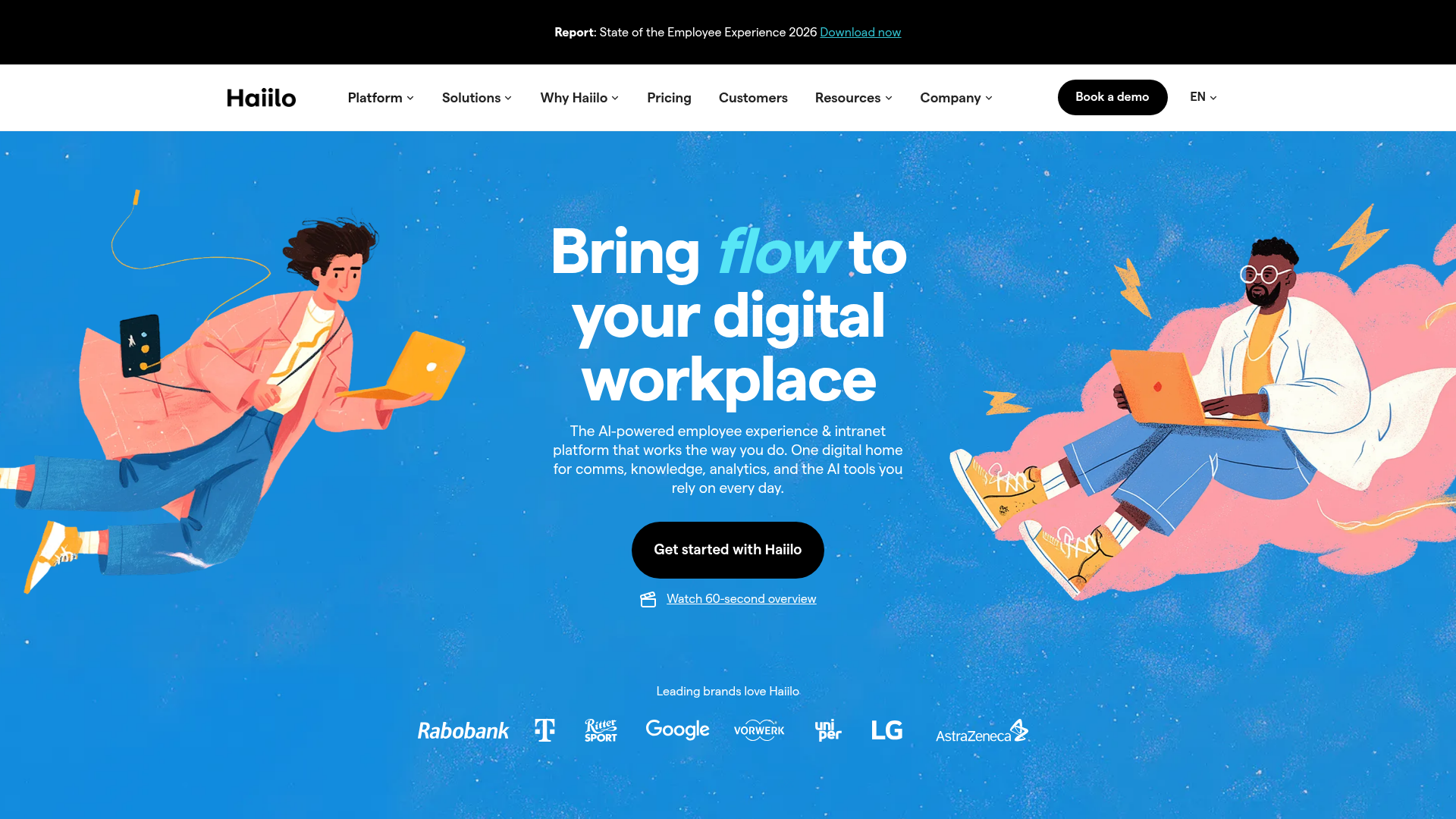 Haiilo homepage