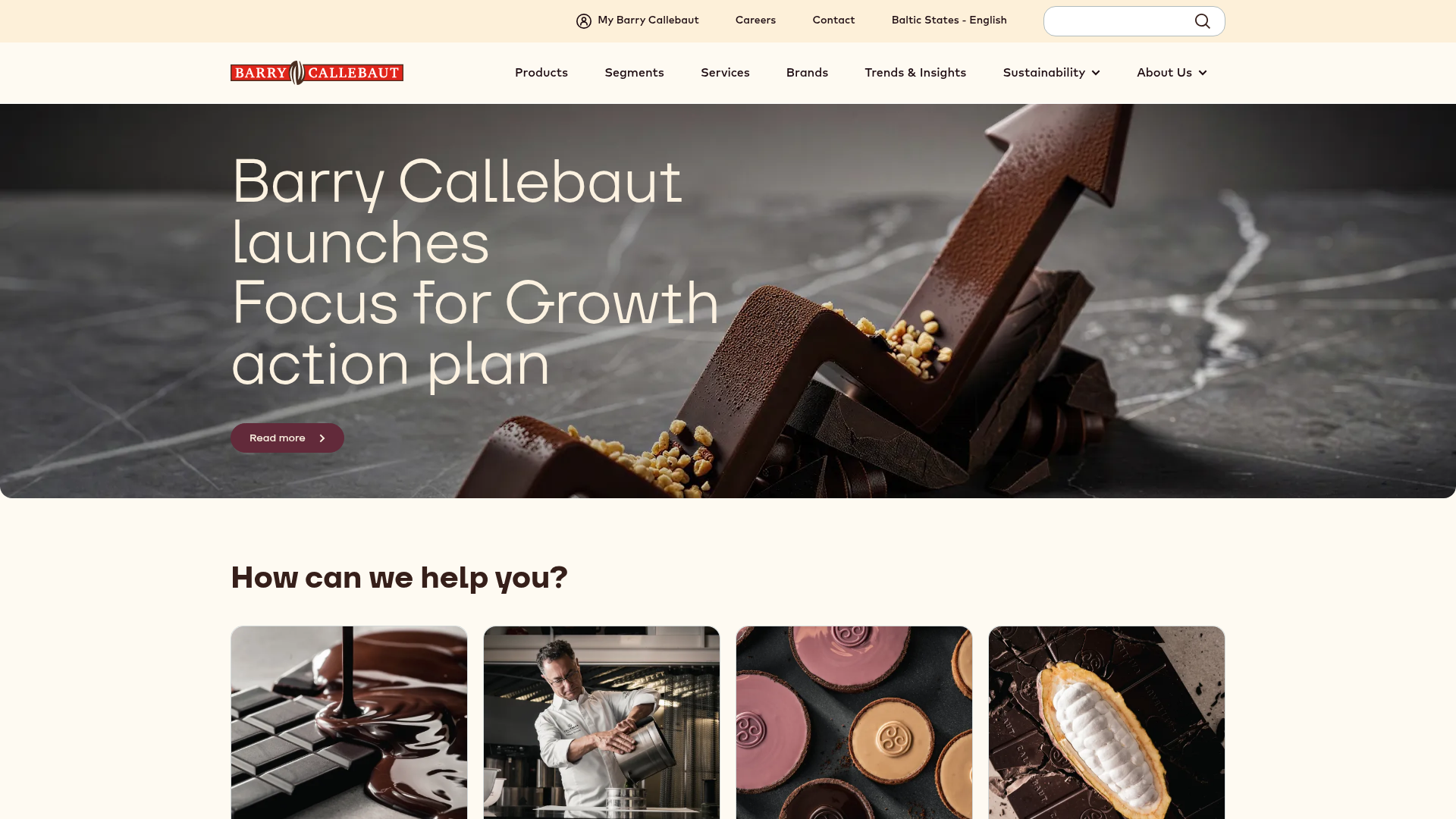 Barry Callebaut homepage