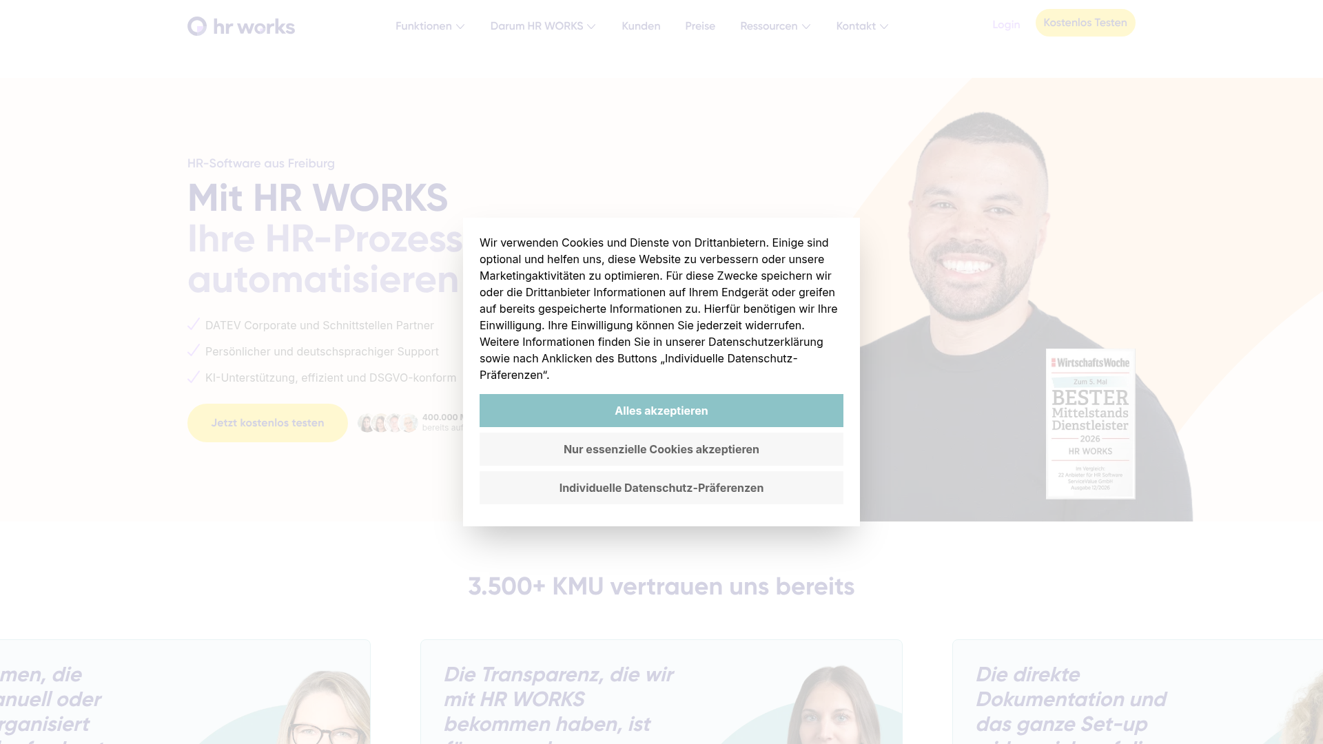 HRworks homepage