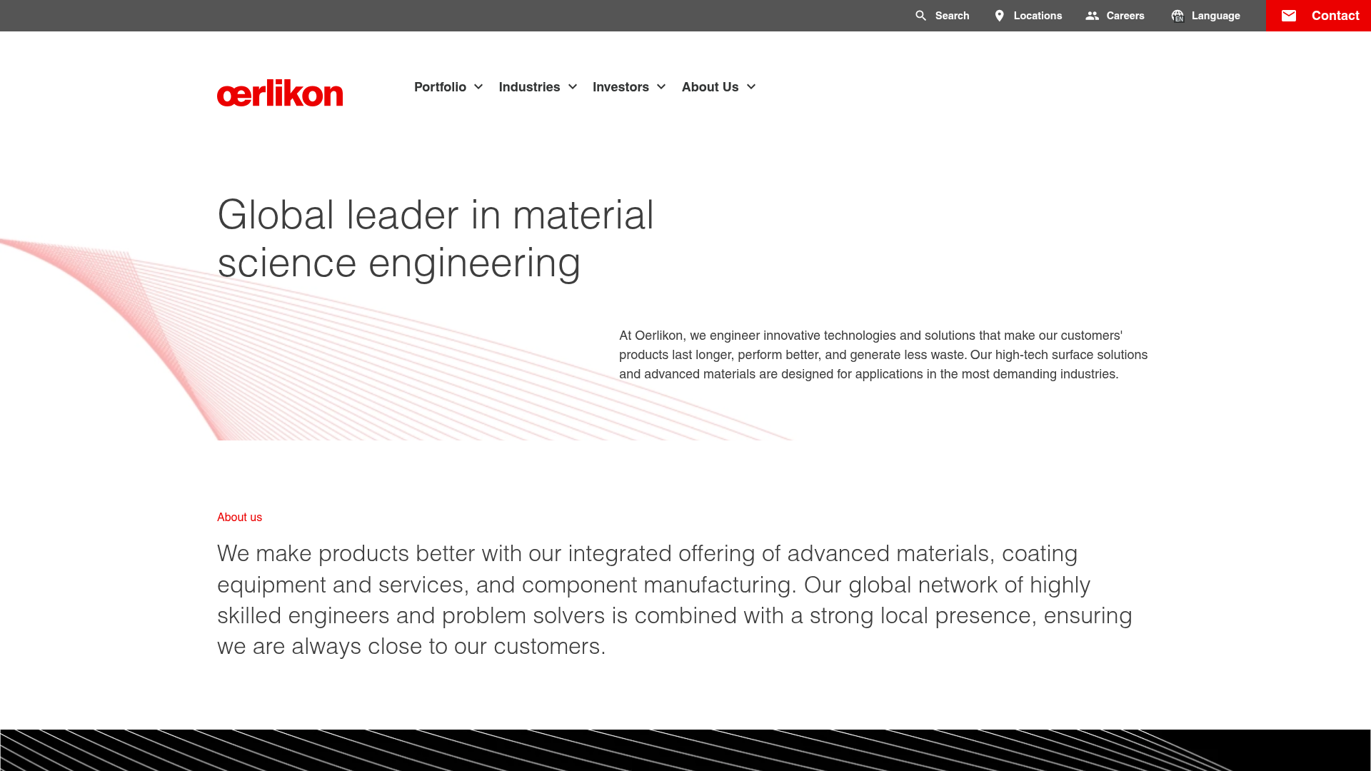 Oerlikon homepage
